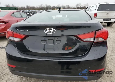 2014 Hyundai Elantra Se z USA, uszkodzony, nr VIN 5NPDH4AE2EH471072